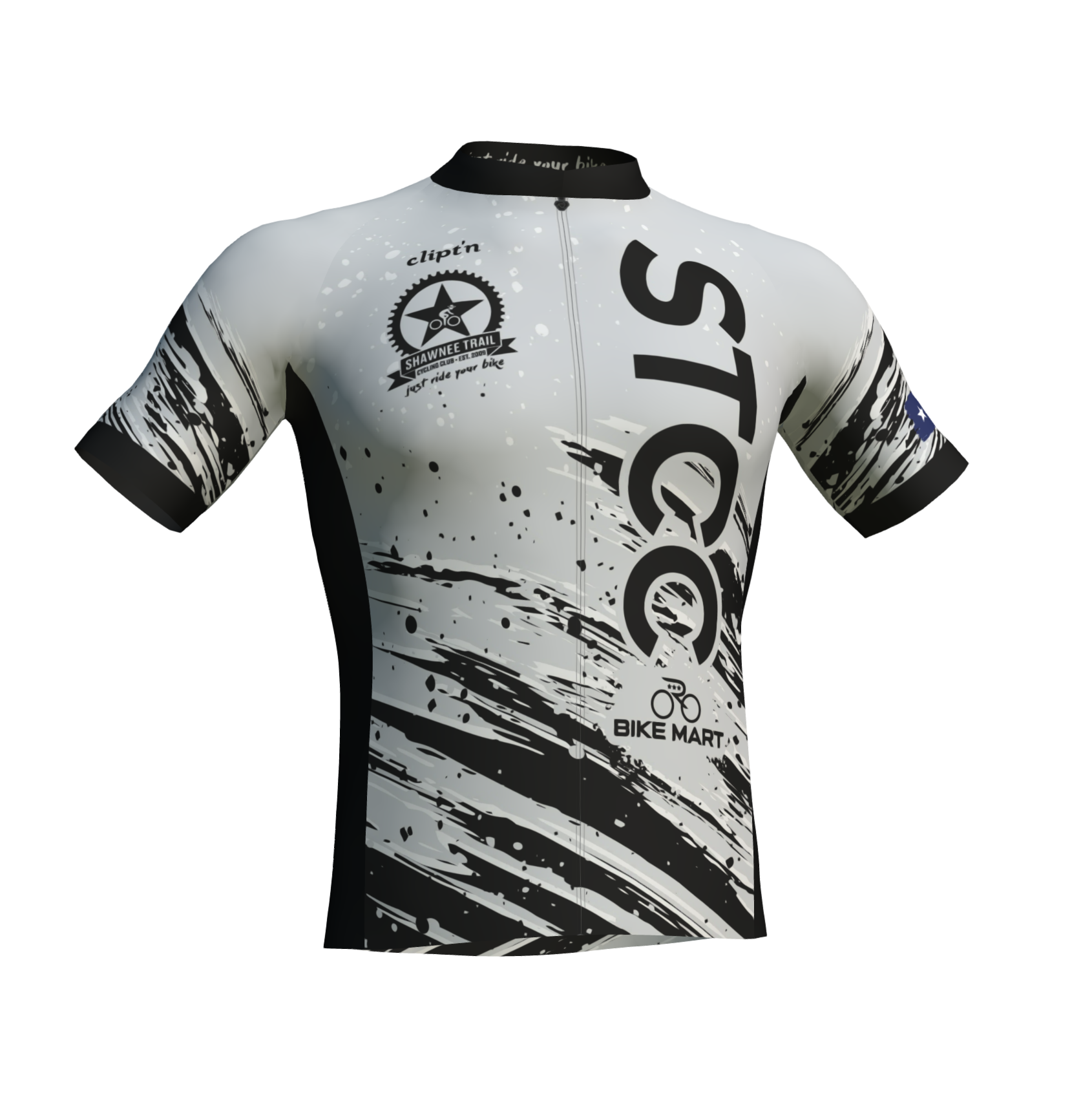 Men's Stone Brewing Cycling Jersey | Canari Cyclewear LG / Black/White